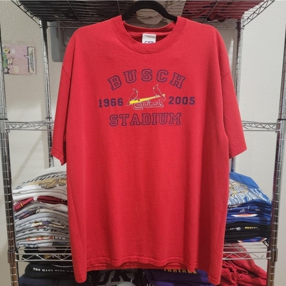 VTG St louis cardinals Size XL Red 2005 Vintage graphic print t shirt - Picture 2 of 5